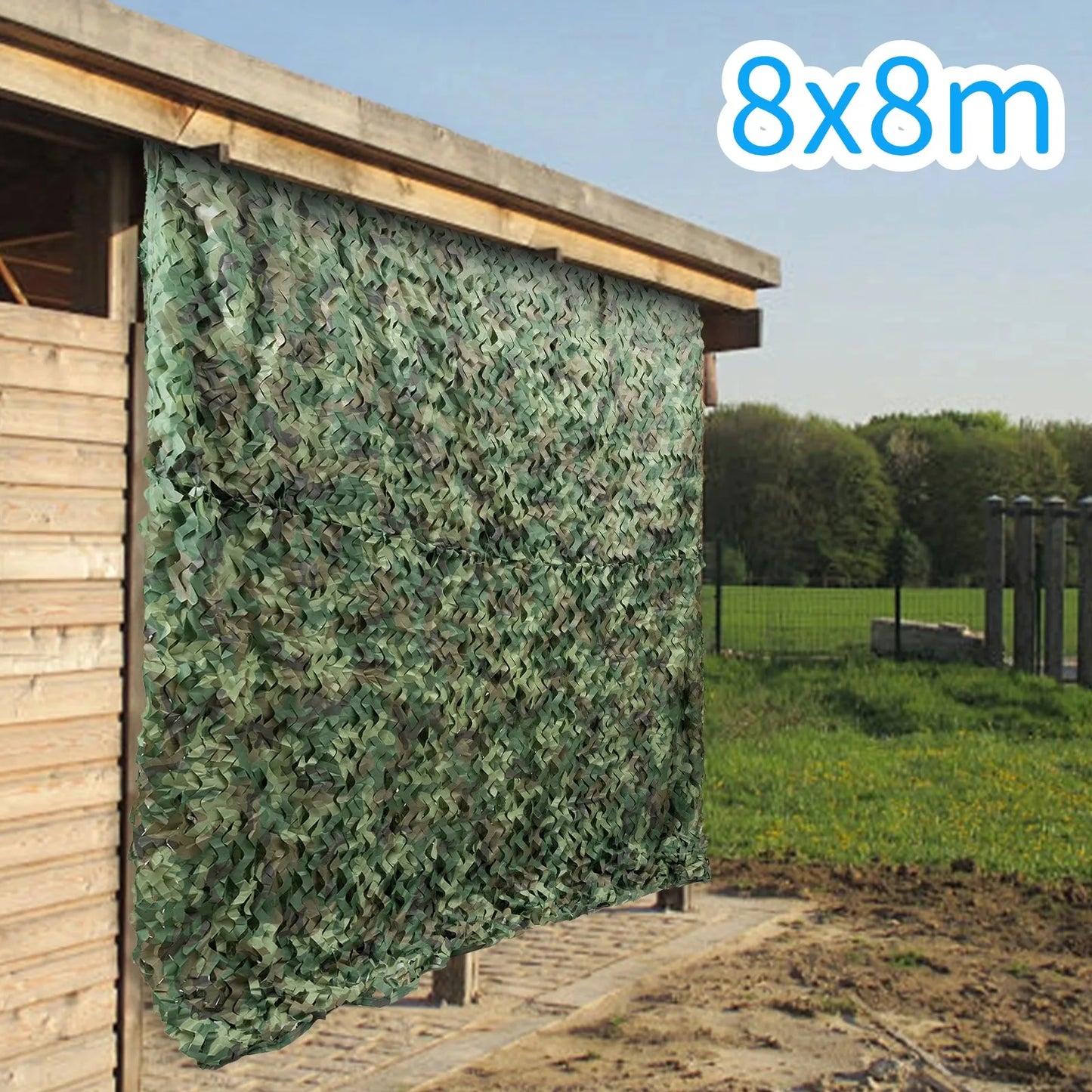 Camouflage Hunting Net Mesh Shade Waterproof Lightweight Camping