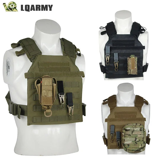 NONECN Military Tactical Vest Molle Plate Carrier Outdoor Training Gear