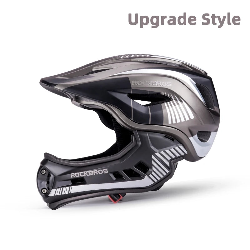 ROCKBROS Child Cycling Helmet With Detachable Full Face